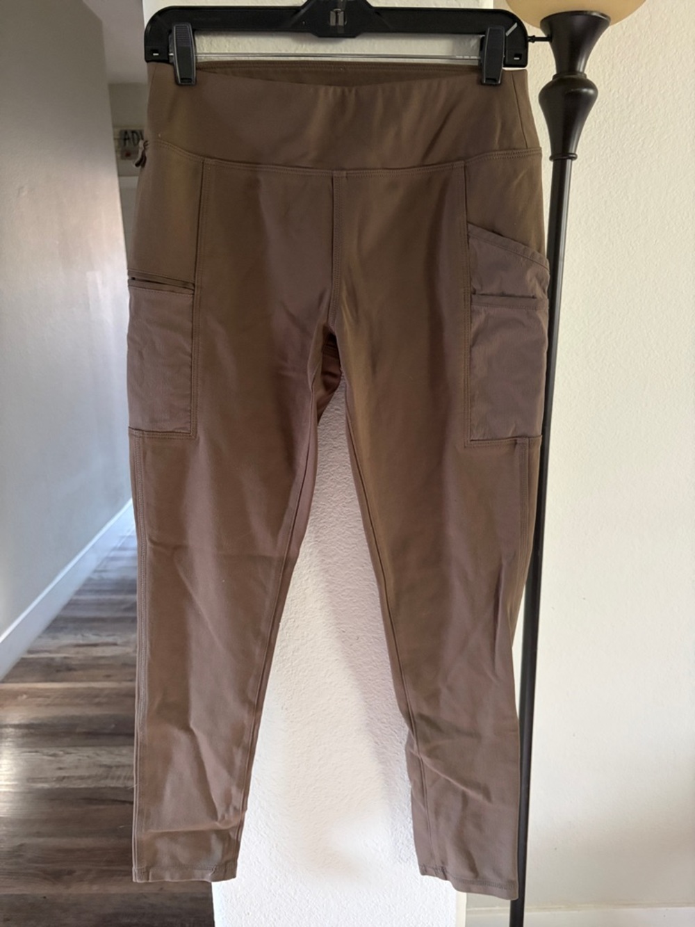 Carhartt Dark Brown Fitted Leggings with Branded Waist
